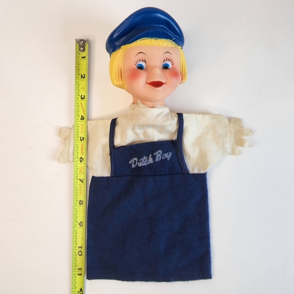 1960s VINTAGE DUTCH BOY PAINT Hand Puppet Toy - Picture 8 of 13